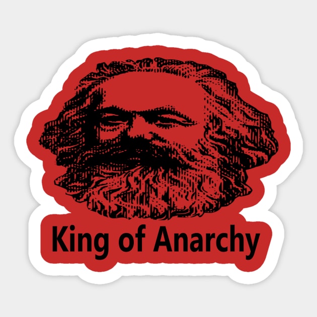 King of Anarchy Marx Sticker by jacks